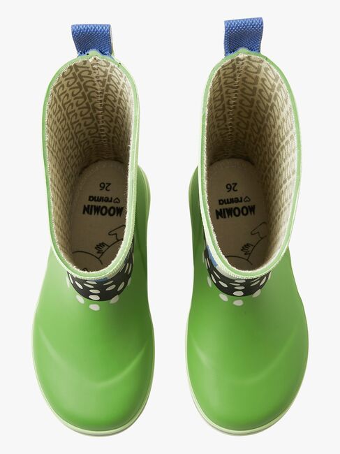 Reima Mummitrollet  Magiske Gummistøvler, Greenery