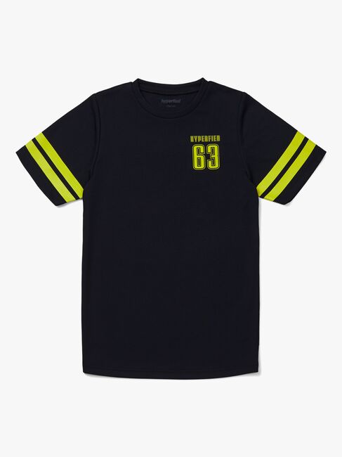 Hyperfied Back Logo T-Shirt, Anthracite