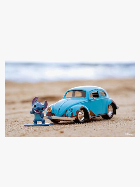 Jada Toys  Disney Lilo & Stitch Bil 1959 VW Bubbla med Stitch-figur 1:24