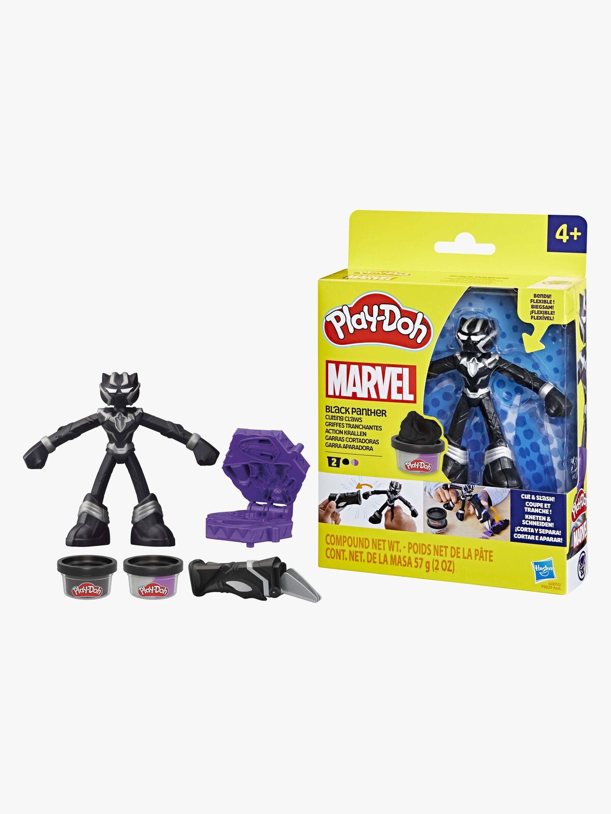 Play-Doh Black Panther Cutting Claws Lekesett