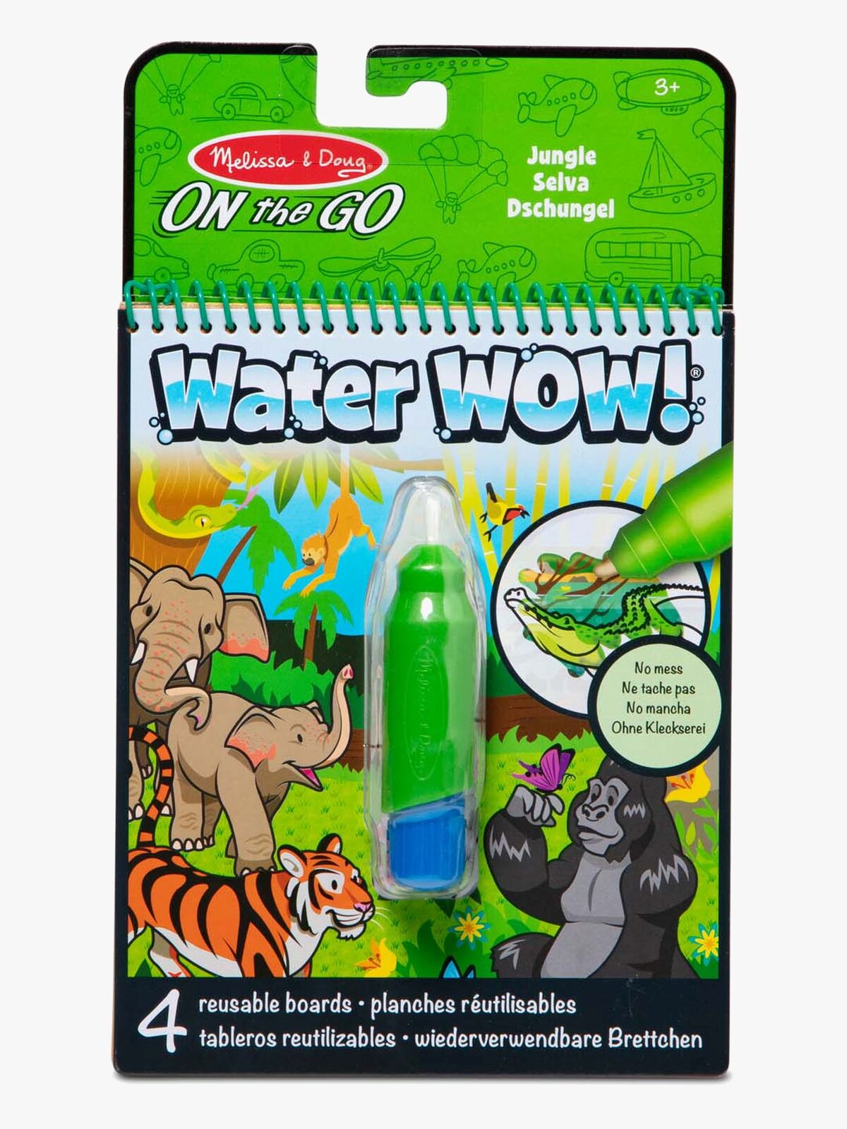 Melissa & Doug Water Wow! Fargeleggingsbok Jungel
