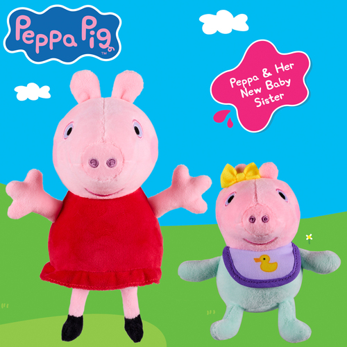 Peppa Gris Kosedyr 2-Pakk