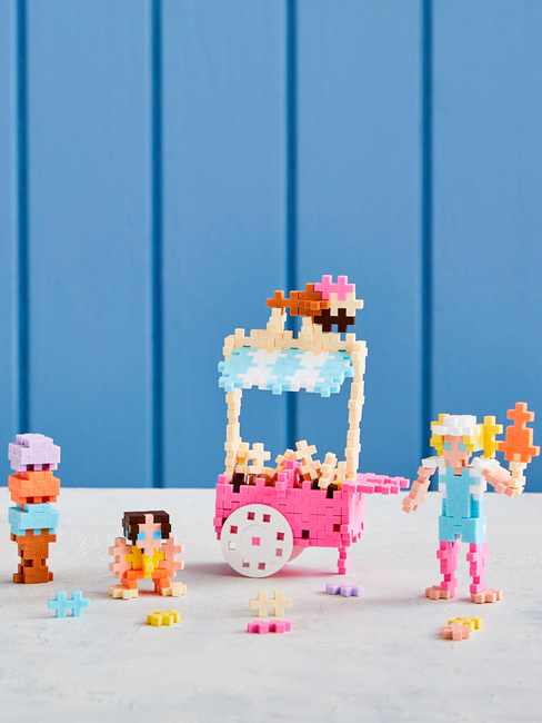 Plus-Plus Learn to Build  Iskremkiosk Byggesett 275 Deler