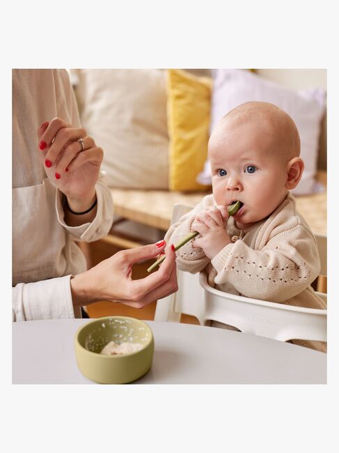 Everyday Baby Skje Silikon 2-Pakk, Gul