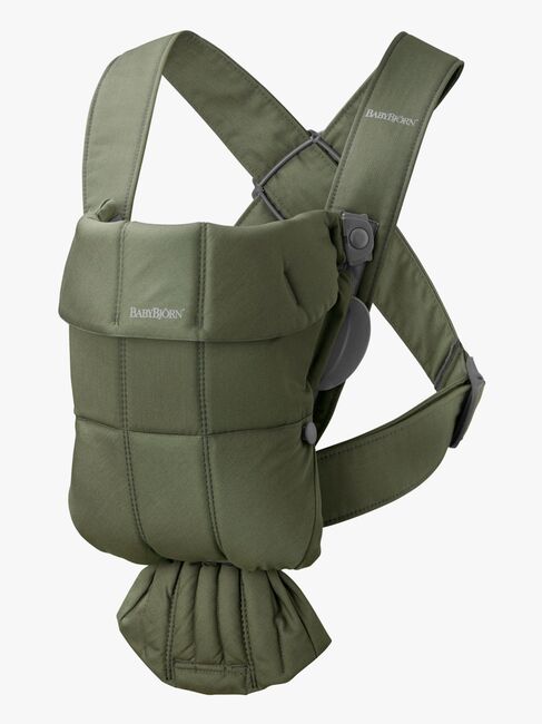 BabyBjörn Mini Bæresele Vevd, Mørkegrønn