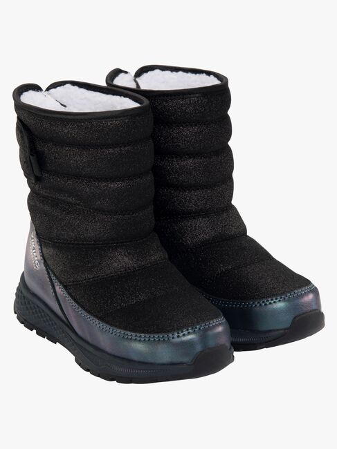 Viking Equip Glitter Pull-On WP Vintersko, Svart