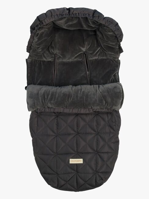 Oh, Poppy! Lily Quilted Vognpose, Anthracite Gray