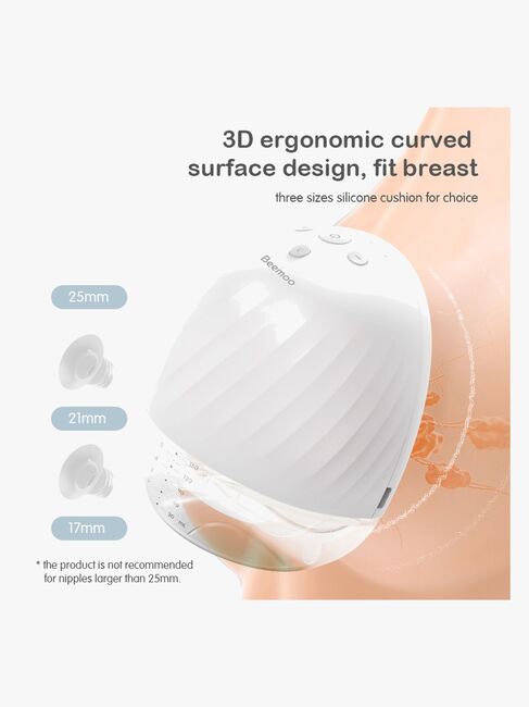 Beemoo CARE Wearable Elektrisk Brystpumpe Singel