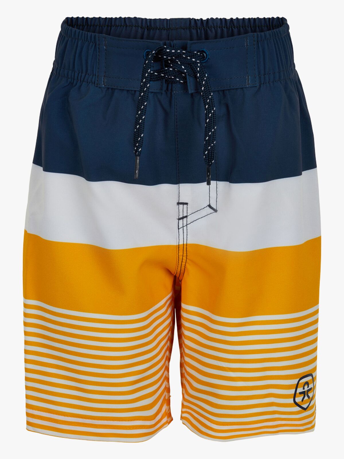 Color Kids Badeshorts, Blått/Hvitt/Gult