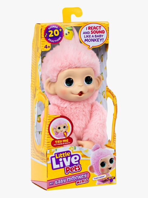 Little Live Pets  Interaktivt Kosedyr Mini Monkey Lemonz