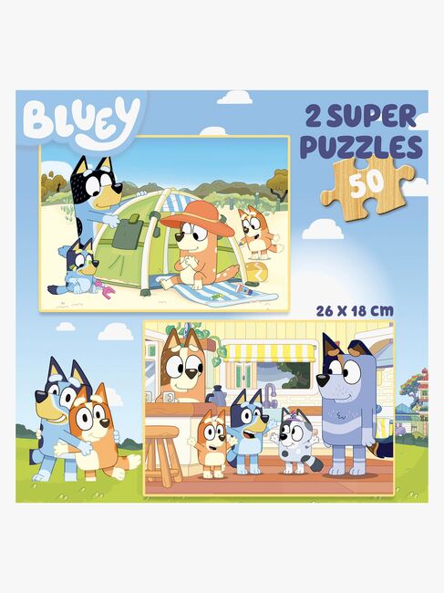 Educa Bluey Trepuslespill 2x50 Brikker