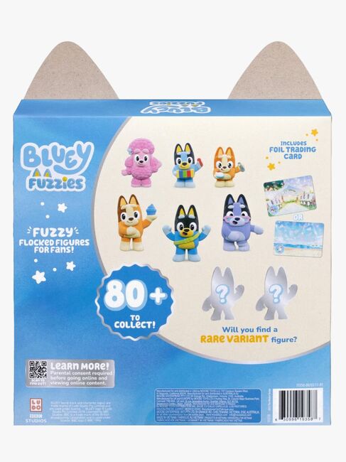 Bluey Fuzzies Figurer Fan-favoritt 8-pakk