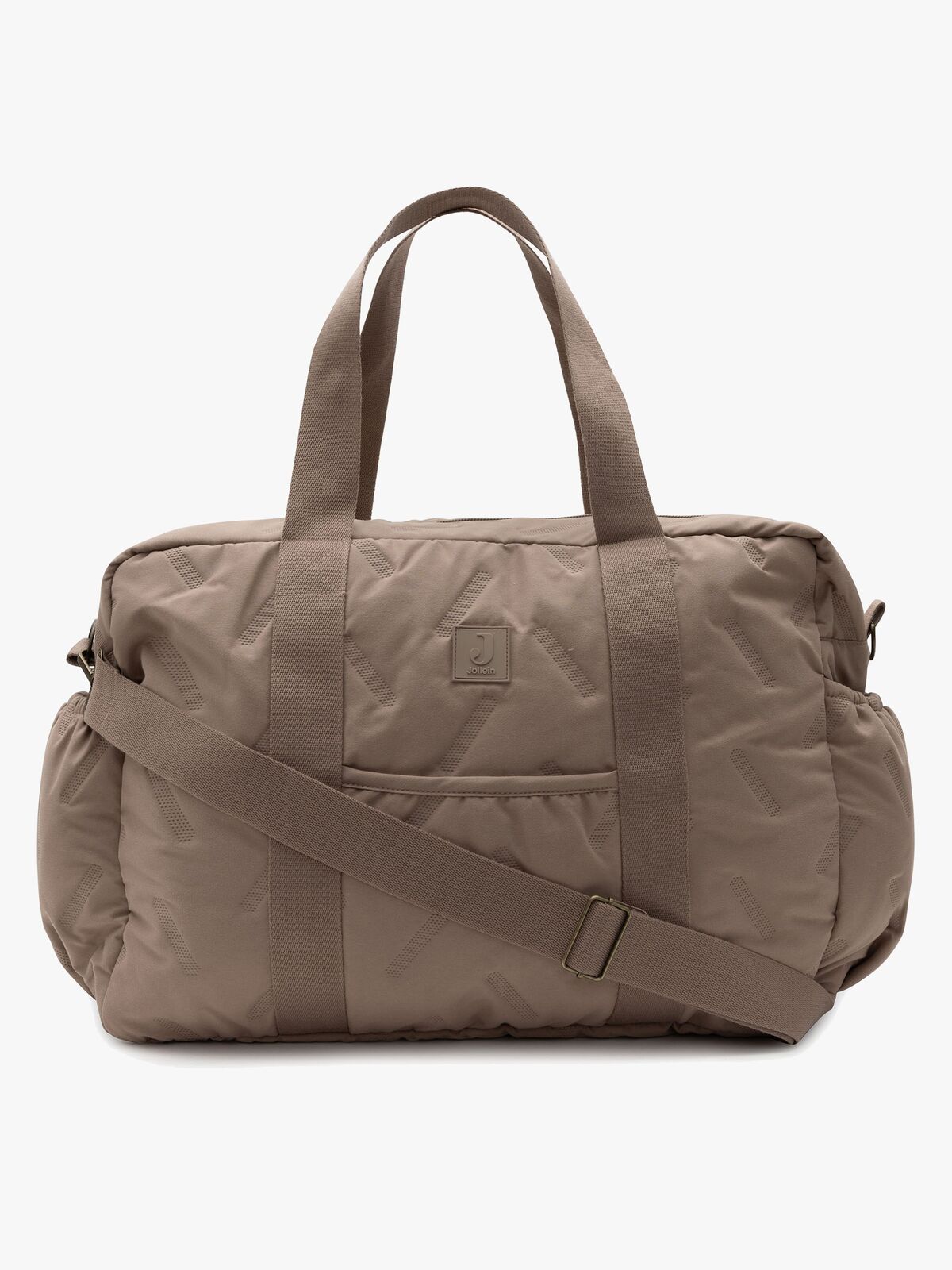 Jollein Embossed Lily Stelleveske, Milky Coffee