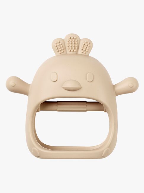 Nattou Soft Silicone Hanske Biteleke, Clay