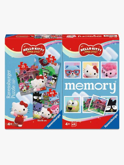 Ravensburger Hello Kitty Puslespill 3-in-1 + Memory