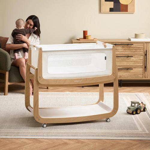 Snüz SnuzPod 5 Bedside Crib, Natural