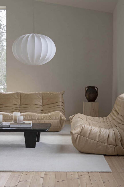 Watt&Veke  Oval Ball Lampeskjerm 65, Hvit