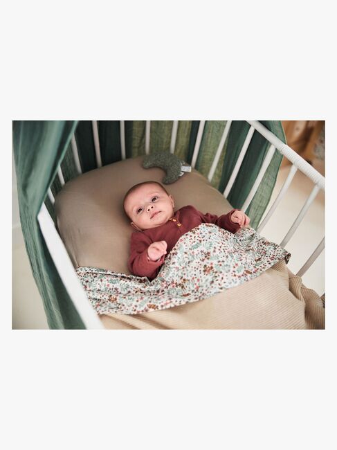 Jollein Dra-på-laken Bomullsjersey 40x80 cm, Nougat