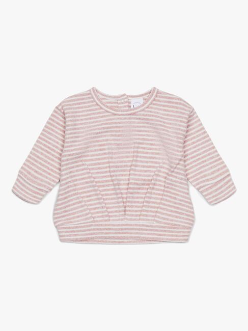 Luca & Lola Rosella Genser Baby, Pink Stripes