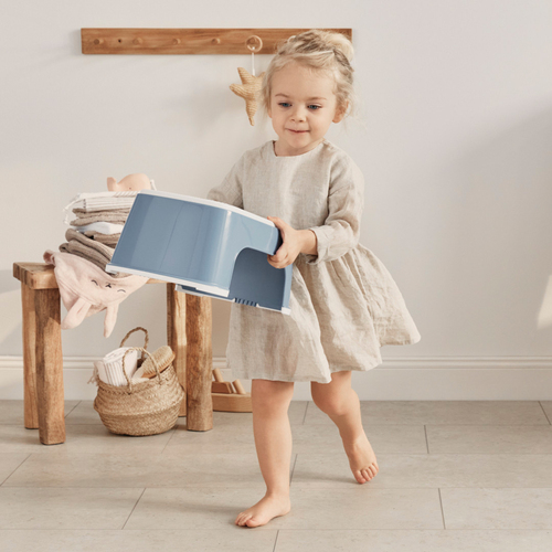 BabyBjörn Skammel, Blue/White