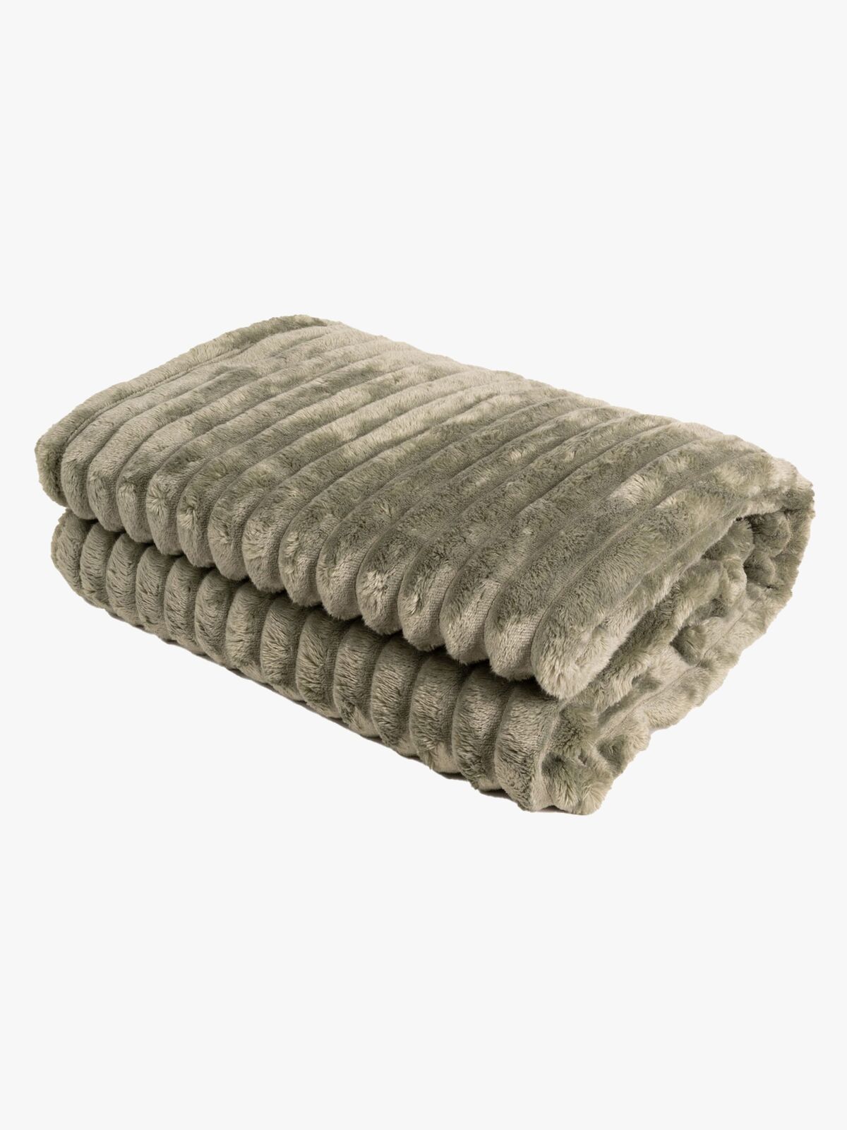 KMCarpets Stripe Pledd 130x170, Grønn