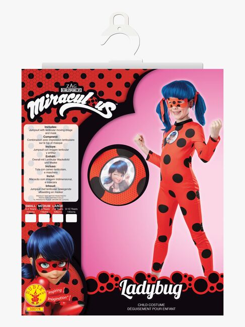 Miraculous Ladybug Tikki Kostyme med Maske