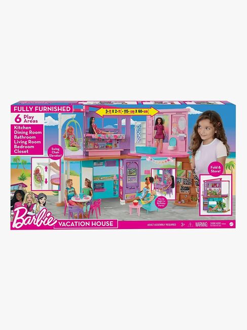 Barbie Malibu Feriehus med Møbler & Tilbehør