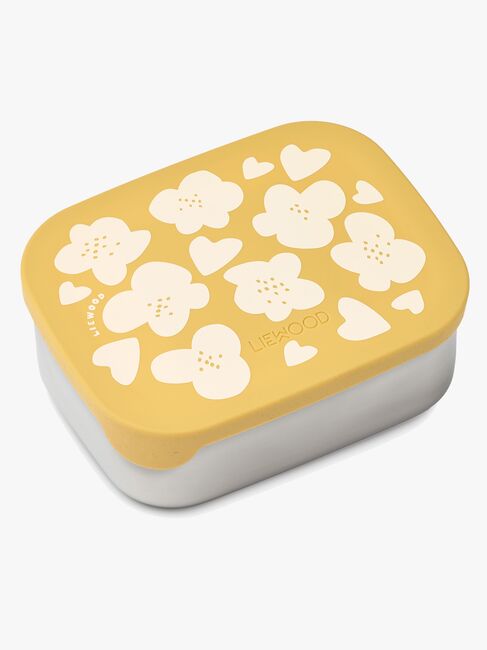 LIEWOOD Arthur  Mønstret Matboks, White/Yellow