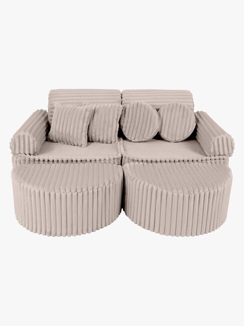 MeowBaby Churros Sofa Max, Pebble Beige