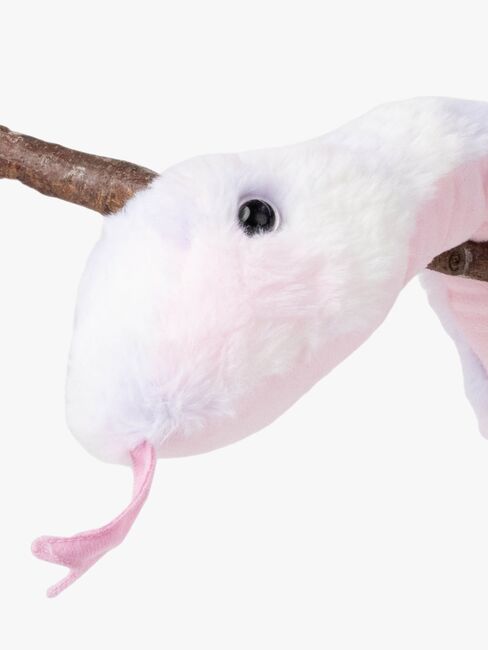Teddykompaniet Kosedyr Slange 120 cm, Rosa