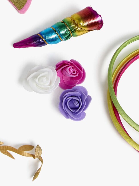 Fippla Diadem DIY-sett Enhjørning 6 Stk