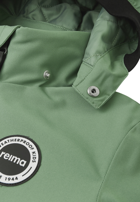 Reimatec Symppis  Polstret Skalljakke, Green Clay