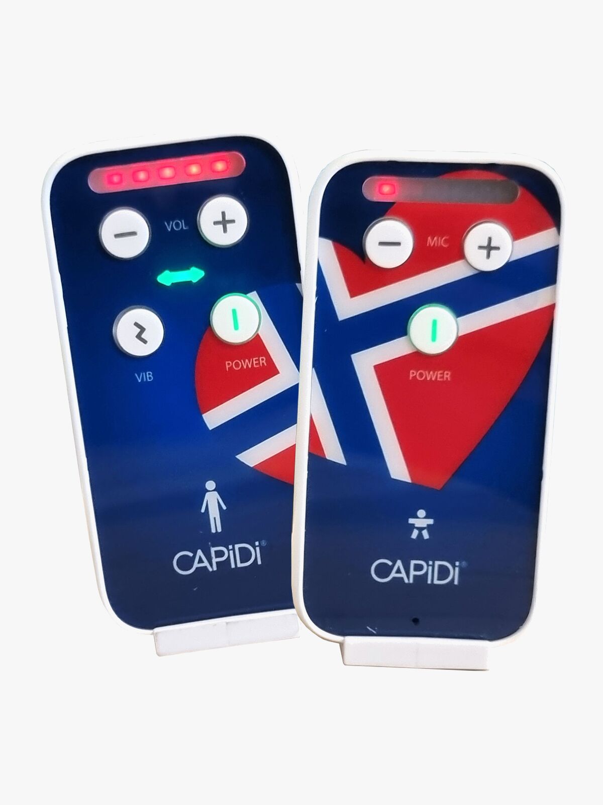 CAPiDi Front til Babycall Norwegian Flag