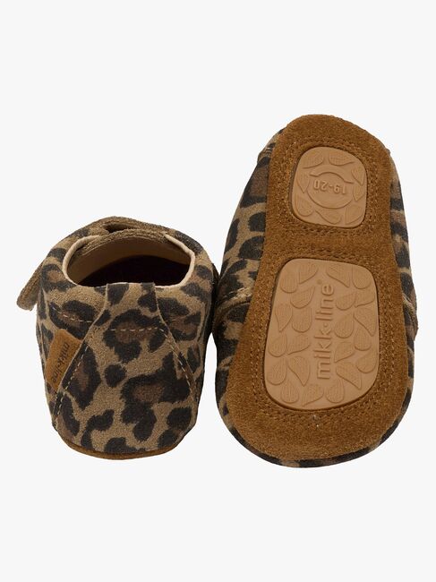 Mikk-Line Tøfler Semsket Skinn, Leo