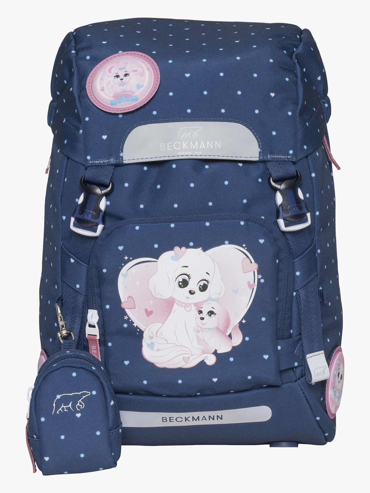 Beckmann Classic Ryggsekk 22L, Pet Friends Blue