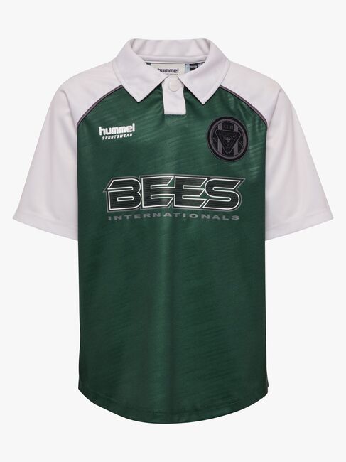 Hummel JR Loose Tiger Soccer T-skjorte, June Bug