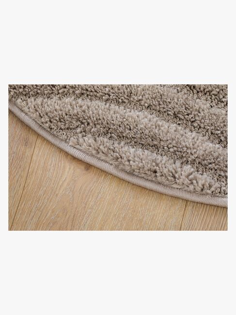 KMCarpets Doria Zen  Rundt Gulvteppe 160, Lin