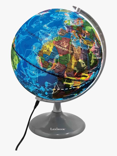 Lexibook Bordlampe Dag & Natt Globus Engelsk