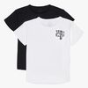 Luca & Lola Ettore T-Shirt 2-pack, White/Black