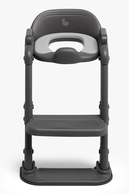 Beemoo CARE Assist Toalettsete med Stige, Deep Grey