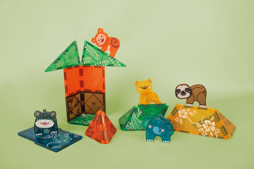 Playbox  Magnetiske Brikker Safari 38 Deler