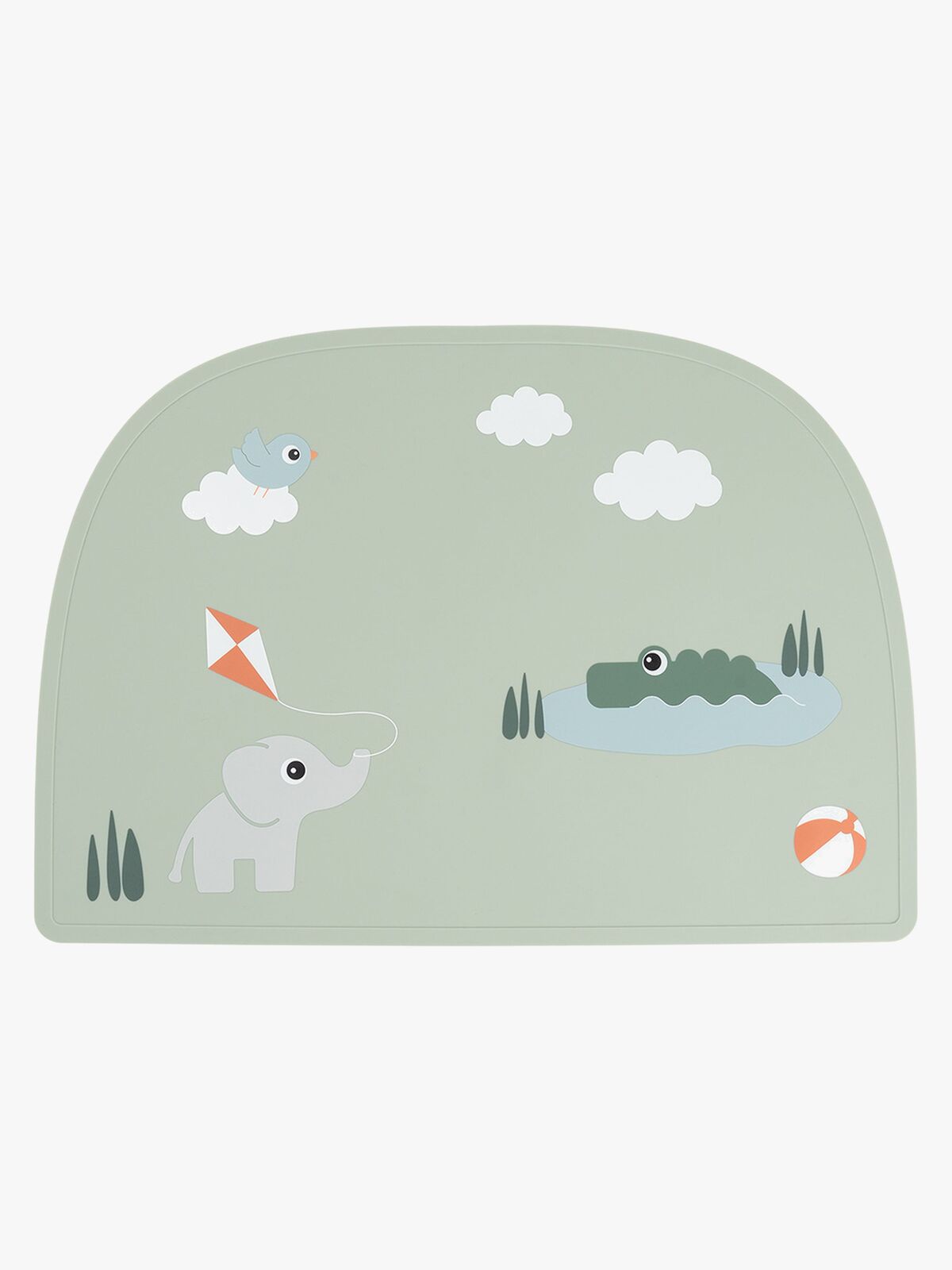 Done By Deer Playgorund Spisebrikke Silikon, Green