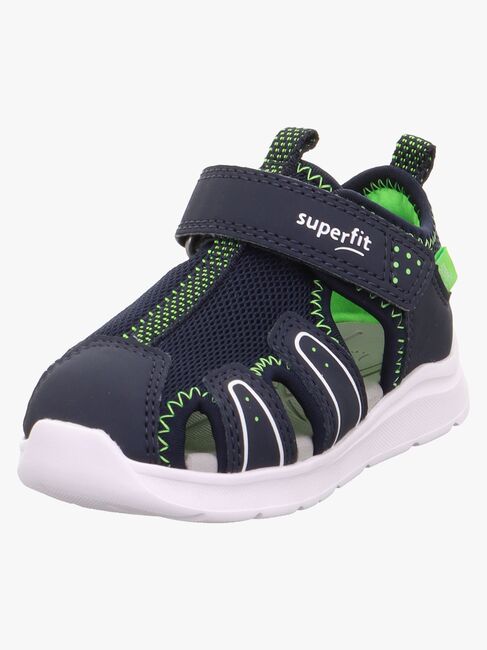 Superfit Wave Sandaler, Blå/Lysegrønn