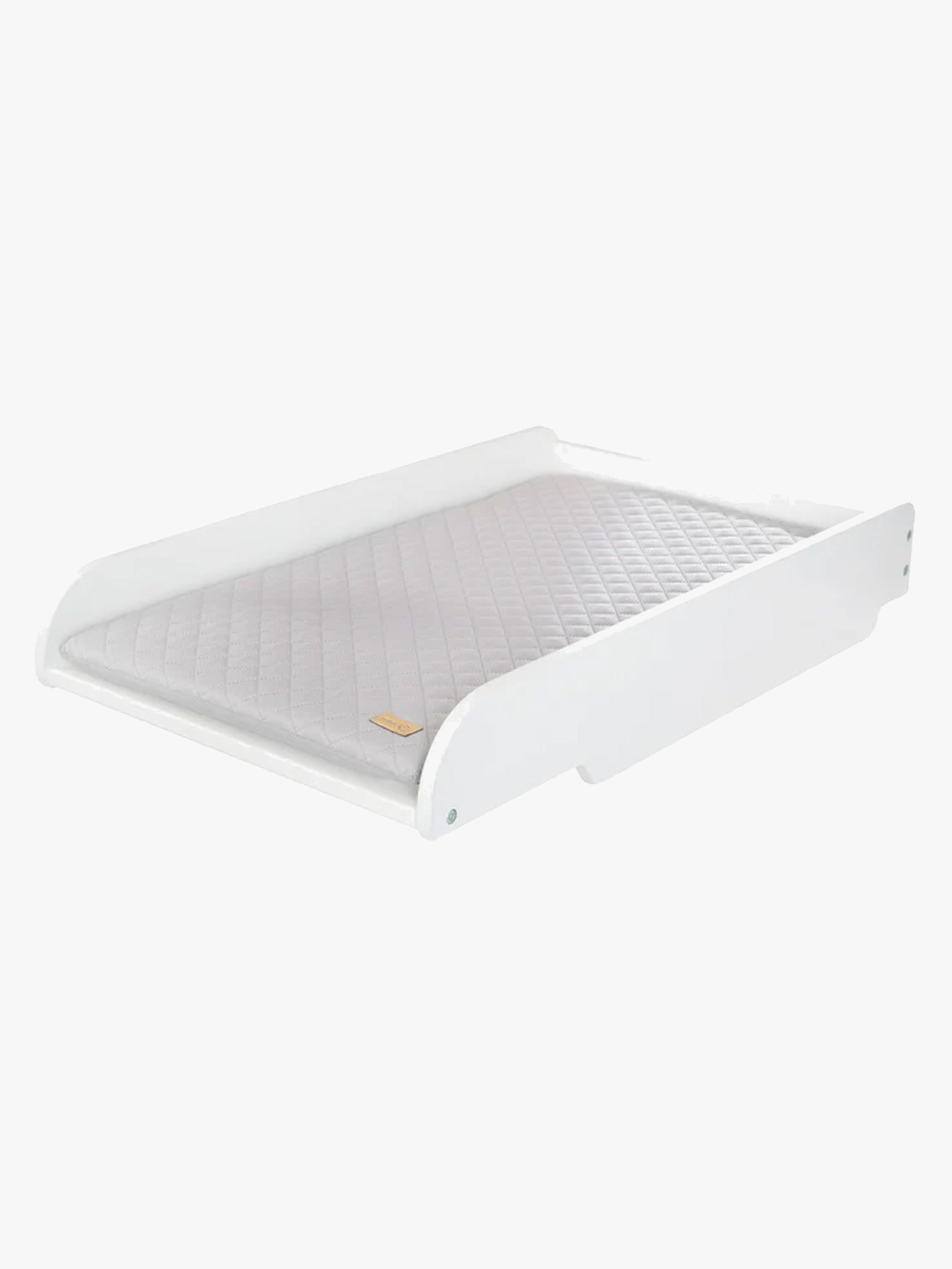Roba Stellebord inkl. Roba Style Stellematte, White/Grey - Gulvstellebord & Stellekommoder - 100% Polyester