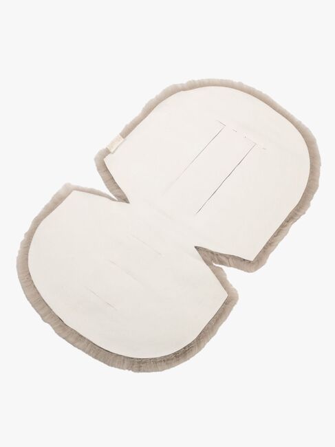 Tinkafu Lammeskinn Bubble Sittepute, Taupe