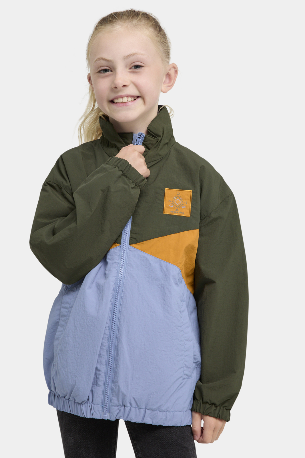 Nordbjörn Kolabacken  Vind- og vannresistent Jakke, Deep Depths/ Stonewash/ Inca Gold