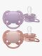 Philips Avent Ultra Soft-smokk 6-18 m, 2-pakning, lilla/rosa