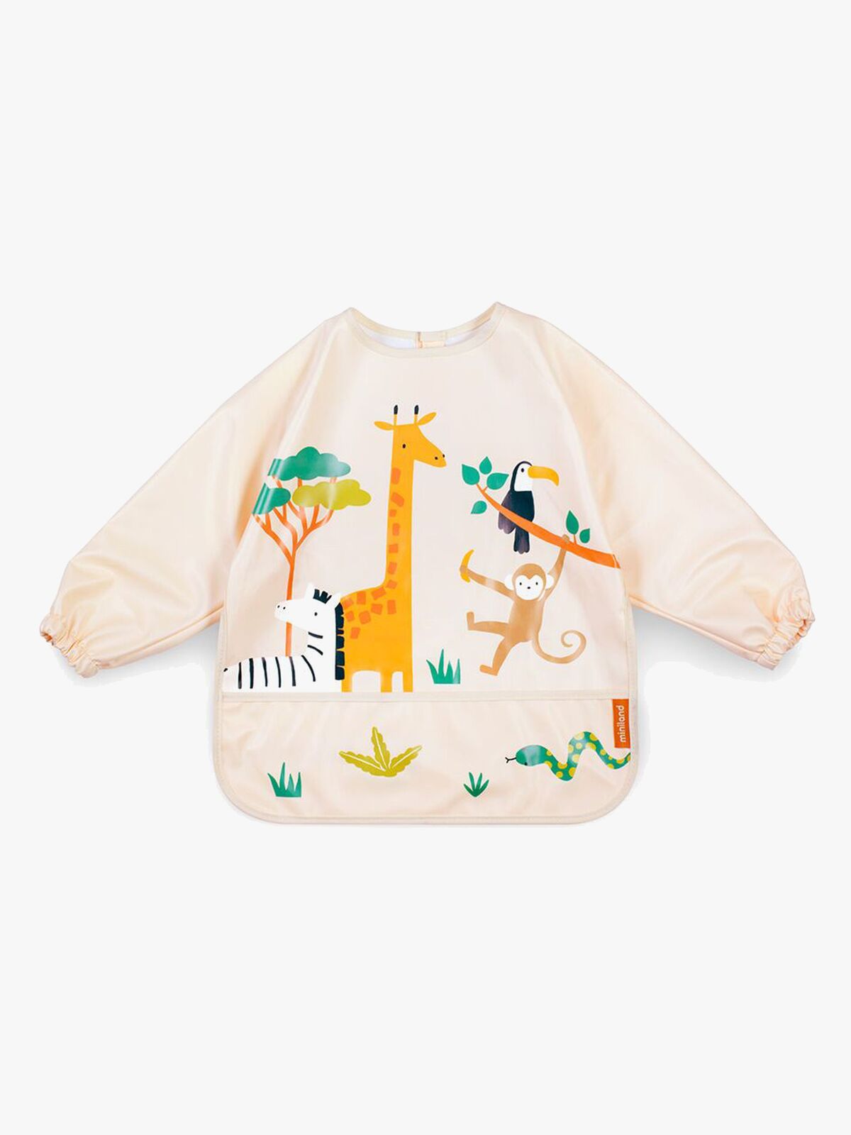 Miniland Langermet Smekke med Lomme, Jungle