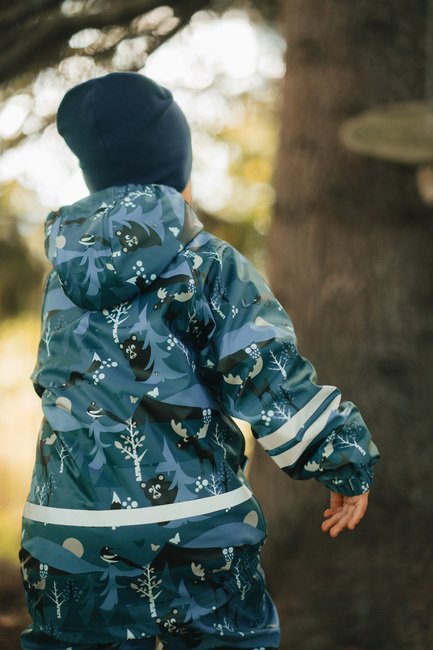 Lindberg Lekhyttan Fôret Regnsett, Blå/Svart