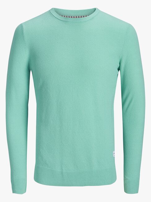 Jack & Jones Steam Crewneck Genser, Aqua Sky
